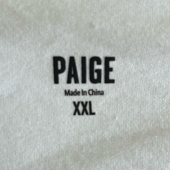 Paige Men’s Garrett Henley White Long Sleeve Tee Size XXL NWT - Picture 3 of 8